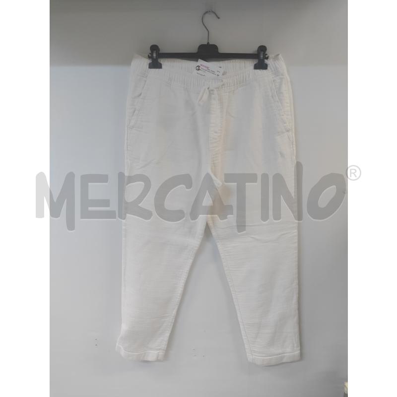 PANTALONE UOMO ZARA BIANCO | Mercatino dell'Usato Acerra 1