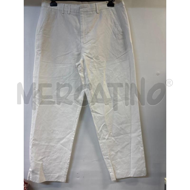 PANTALONE UOMO ZARA BIANCO | Mercatino dell'Usato Acerra 1