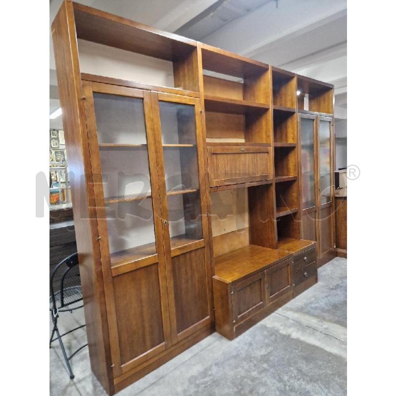 PARETE ATTREZZATA LEGNO LINEARE | Mercatino dell'Usato Acerra 1