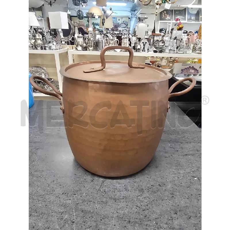 PENTOLA GRANDE BOBATA CON COPERCHIO  | Mercatino dell'Usato Acerra 1