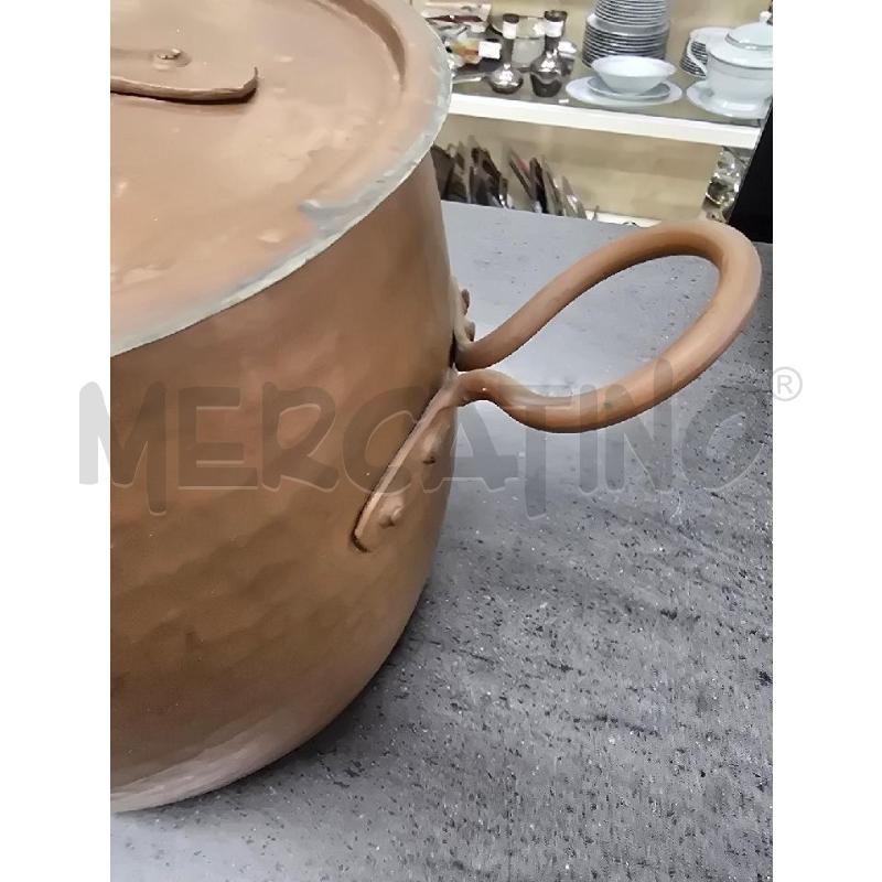 PENTOLA GRANDE BOBATA CON COPERCHIO  | Mercatino dell'Usato Acerra 3