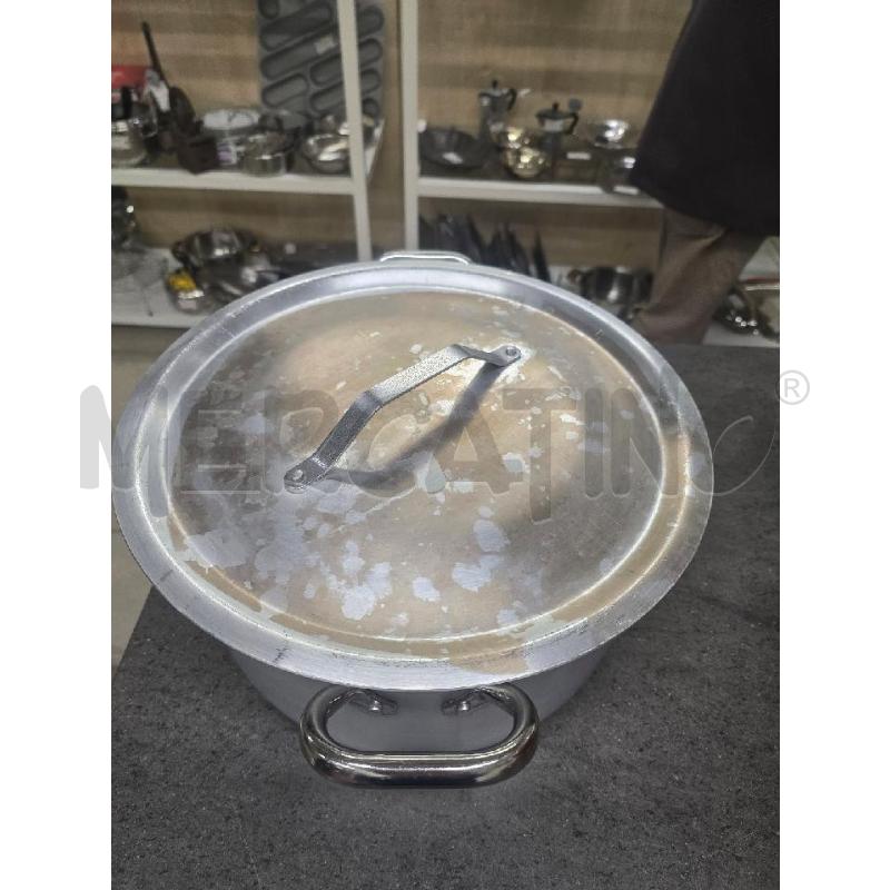 PENTOLA GRANDE CON COPERCHIO SILVER 2 MANICI | Mercatino dell'Usato Acerra 1