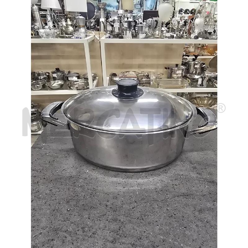 PENTOLA SILVER CON COPERCHIO OVALE  | Mercatino dell'Usato Acerra 1