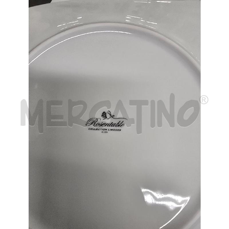 PIATTI PZ. 12 BIANCHI LINEA GRGIA | Mercatino dell'Usato Acerra 4
