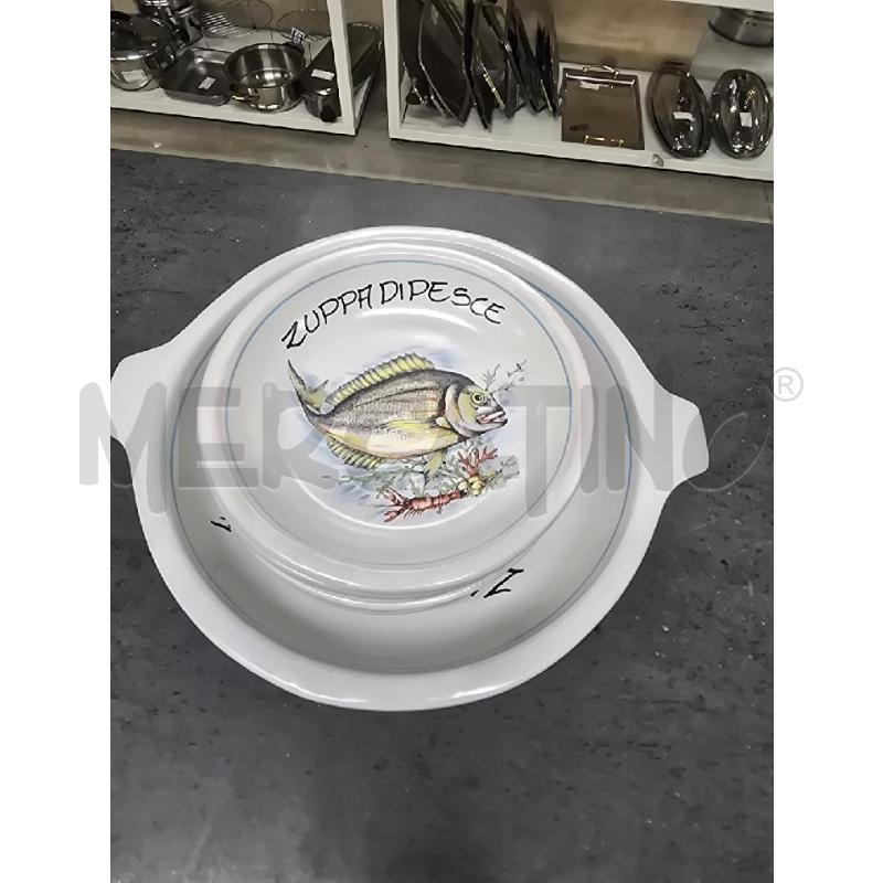 PIATTI PZ. 6+PIATTO GRANDE BIANCO FIGURA PESCE | Mercatino dell'Usato Acerra 1