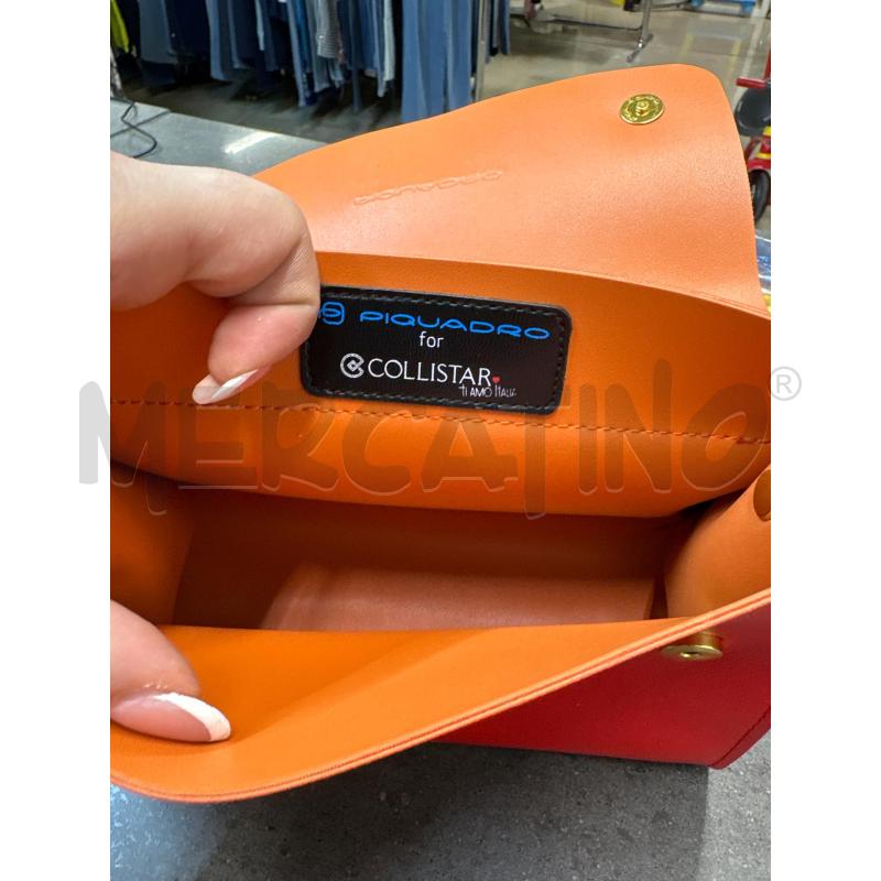 POCHETTE PIQUADRO ROSSO | Mercatino dell'Usato Acerra 3
