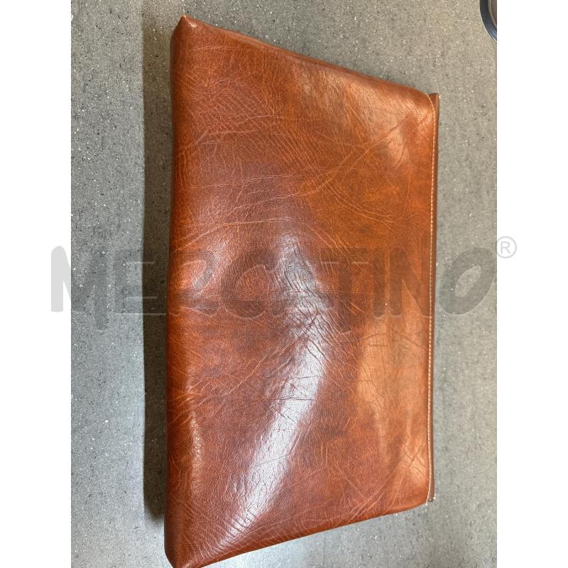 POCHETTE THE VOGUE MARRONE VERA PELLE | Mercatino dell'Usato Acerra 3