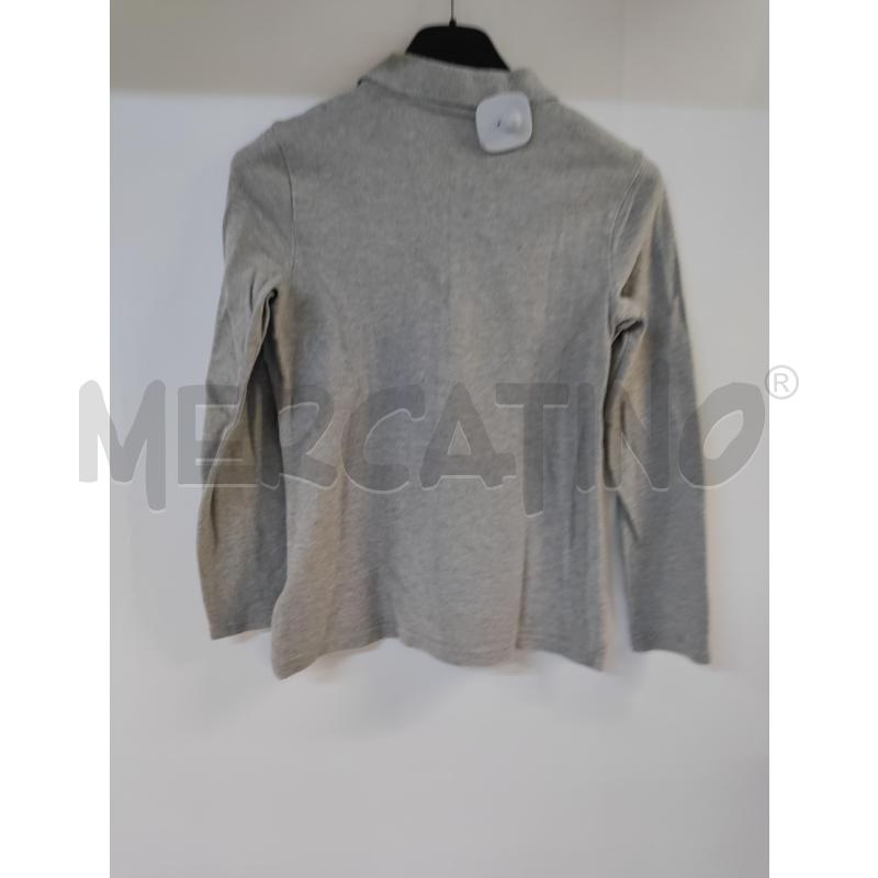 POLO BAMBINA RALPH LAUREN GRIGIO LOGO ROSA | Mercatino dell'Usato Acerra 2