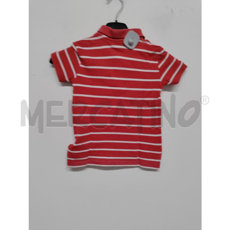 POLO BAMBINO POLO RALPH LAUREN ROSSO BIANCO | Mercatino dell'Usato Acerra 2