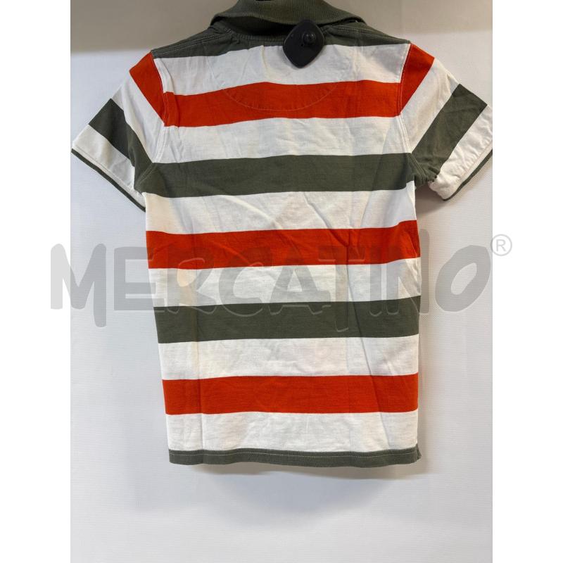 POLO BAMBINO TIMBERLAND VERDE ARANCIONE BIANCO | Mercatino dell'Usato Acerra 2