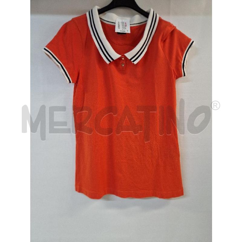 POLO DONNA ARANCIO BIANCO MARINA YACHTING | Mercatino dell'Usato Acerra 1