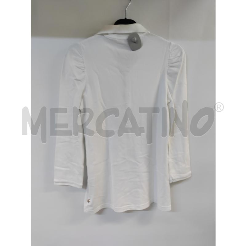 POLO DONNA BURBERRY BIANCO | Mercatino dell'Usato Acerra 2