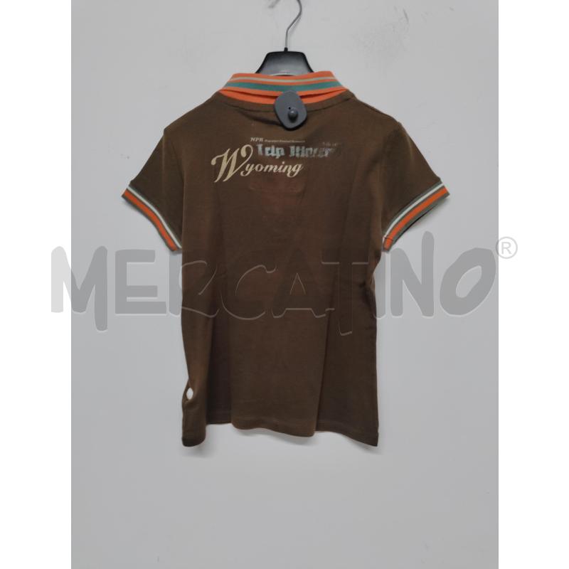 POLO DONNA NAPAPJRI MARRONE ARANCIONE | Mercatino dell'Usato Acerra 2