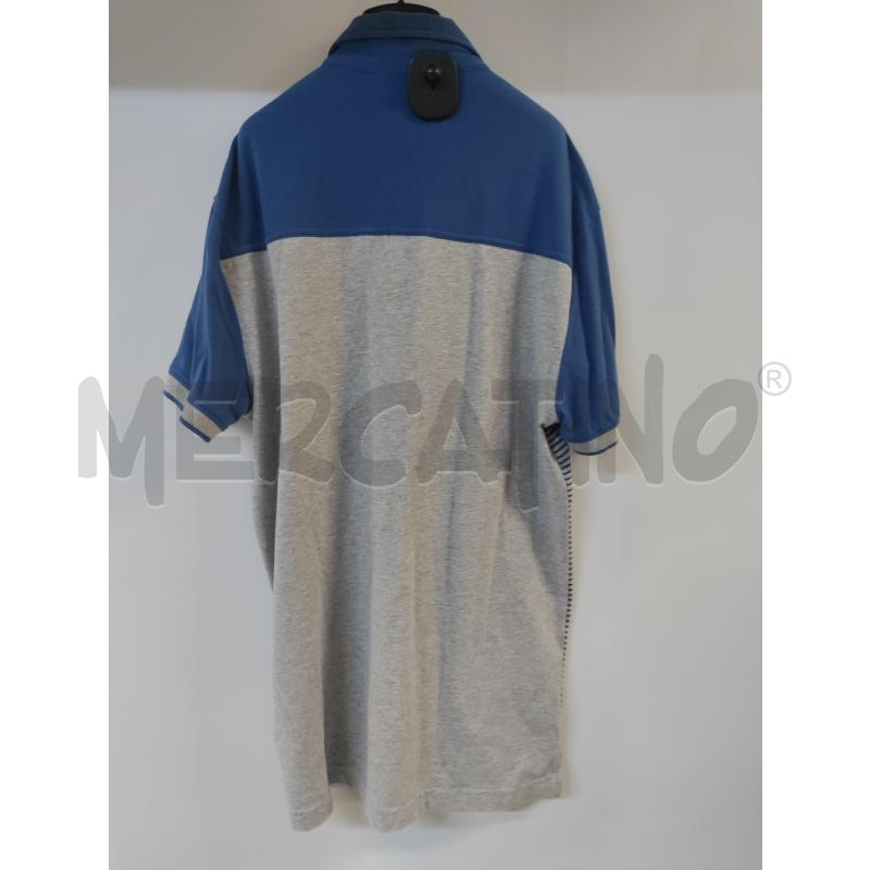 POLO UOMO ANTONY MORATO GRGIO BLU RIGATO | Mercatino dell'Usato Acerra 2