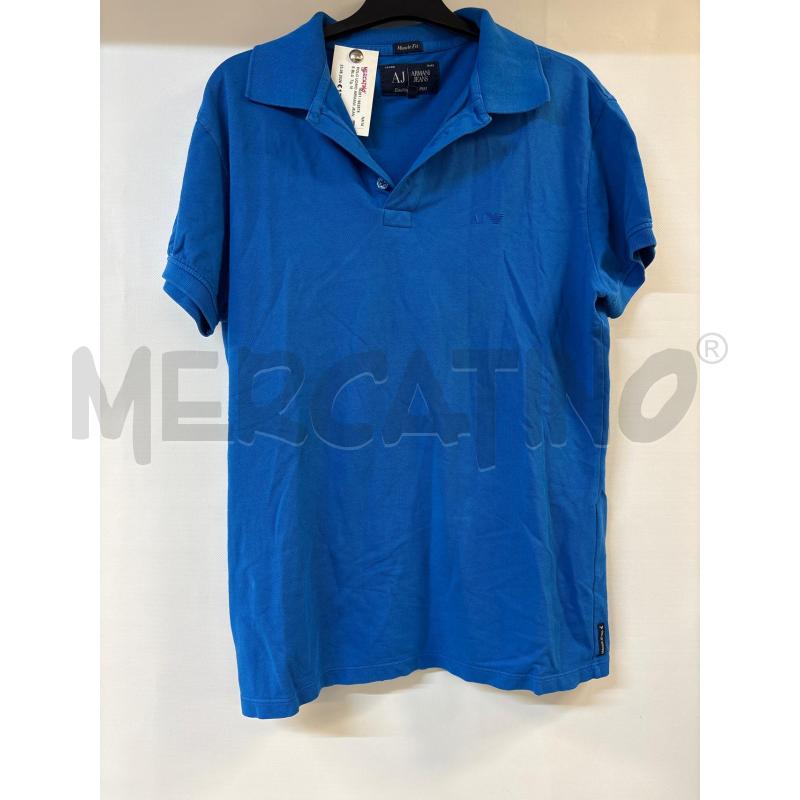 POLO UOMO ARMANI JEANS BLU | Mercatino dell'Usato Acerra 1