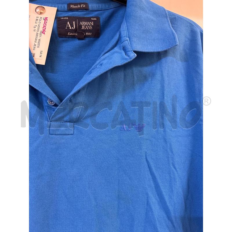 POLO UOMO ARMANI JEANS BLU | Mercatino dell'Usato Acerra 2