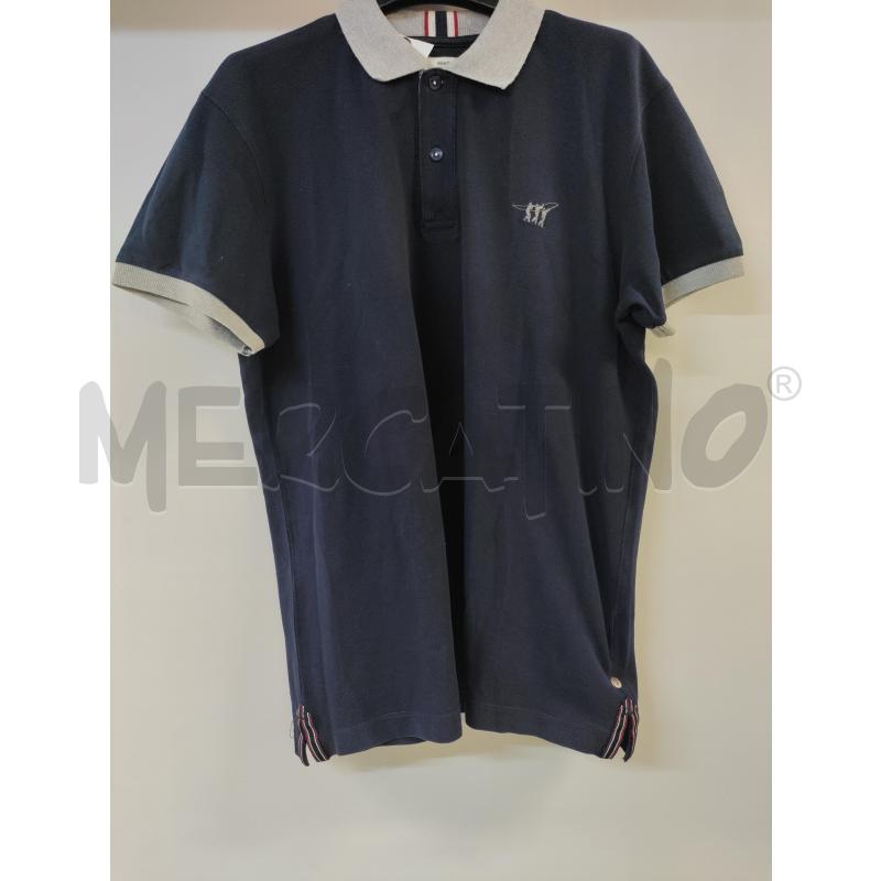 POLO UOMO HENRY COTTON BLU GRIGIO | Mercatino dell'Usato Acerra 1