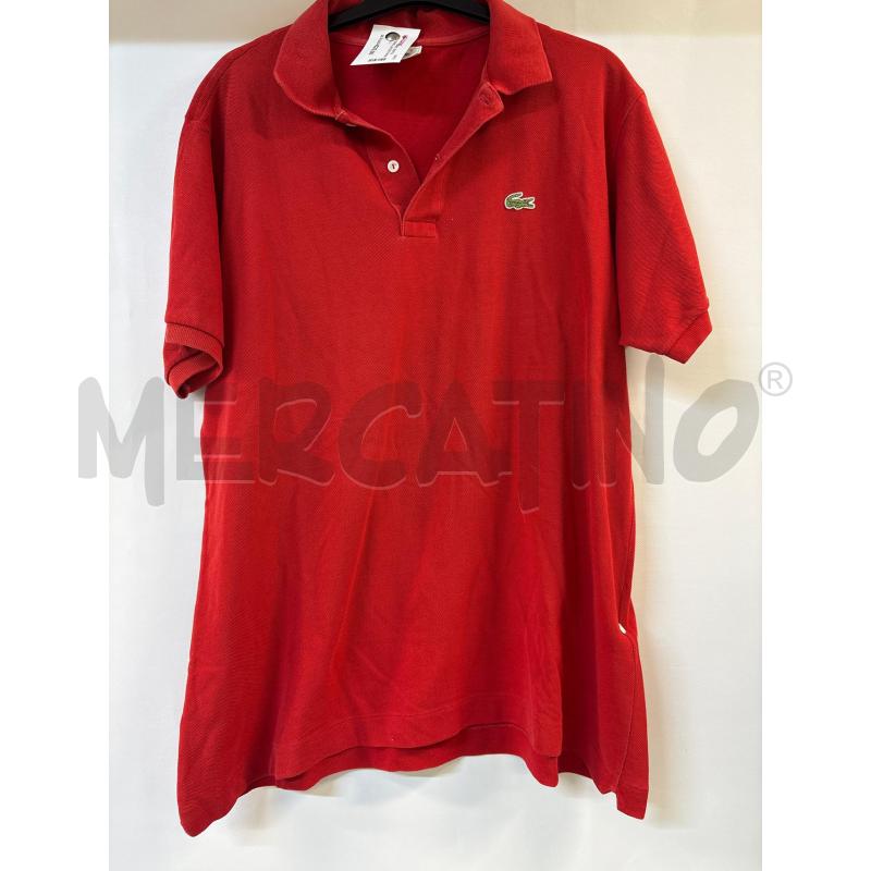 POLO UOMO LACOSTE ROSSO | Mercatino dell'Usato Acerra 1