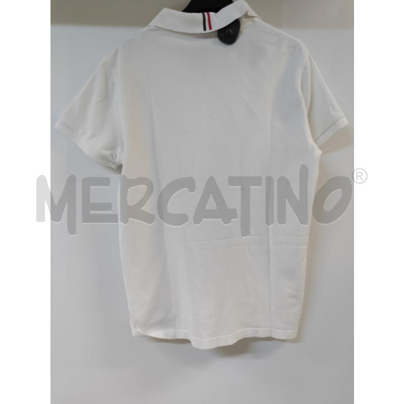 POLO UOMO MONCLER BIANCO | Mercatino dell'Usato Acerra 3