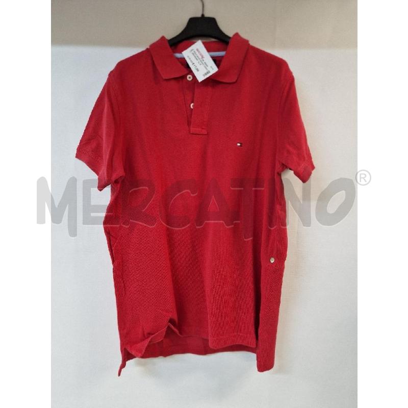 POLO UOMO ROSSO TOMMY HILFINGER | Mercatino dell'Usato Acerra 1