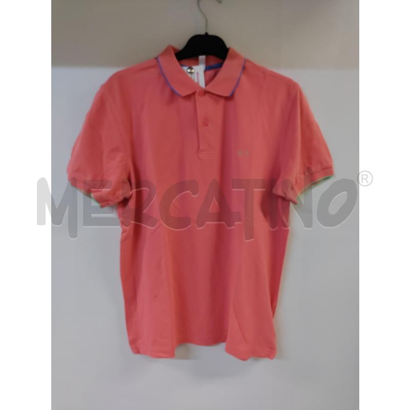 POLO UOMO SUN68 ARANCIONE BORDINI VERDE BLU | Mercatino dell'Usato Acerra 1