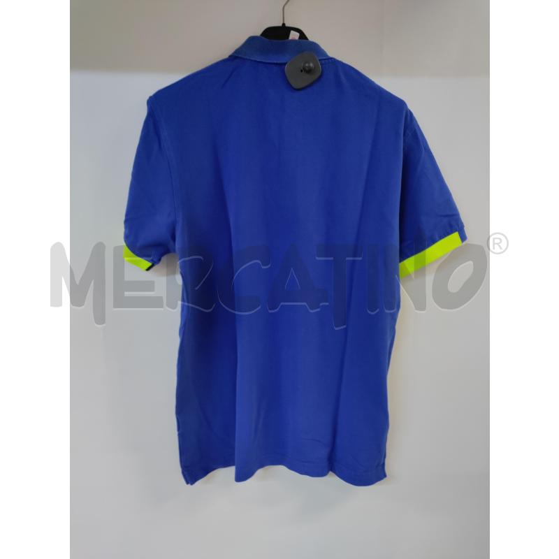 POLO UOMO SUN68 BLU GIALLO FLUO | Mercatino dell'Usato Acerra 3