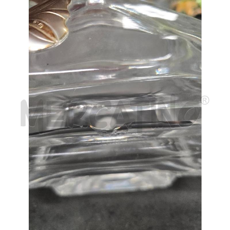 PORTA BON BON VETRO FOGLIE SILVER | Mercatino dell'Usato Acerra 2