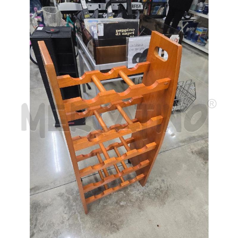 PORTA BOTTIGLIA LEGNO | Mercatino dell'Usato Acerra 1