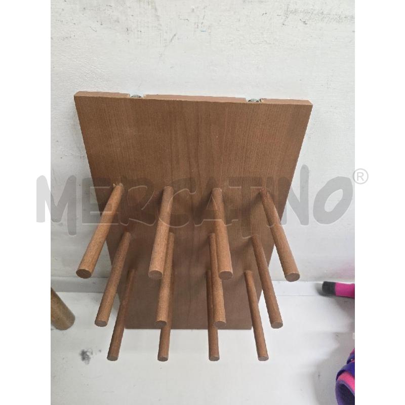 PORTA BOTTIGLIA LEGNO STAND | Mercatino dell'Usato Acerra 1