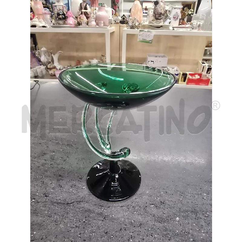 PORTA CANDELA VERDE LAVORATO | Mercatino dell'Usato Acerra 1