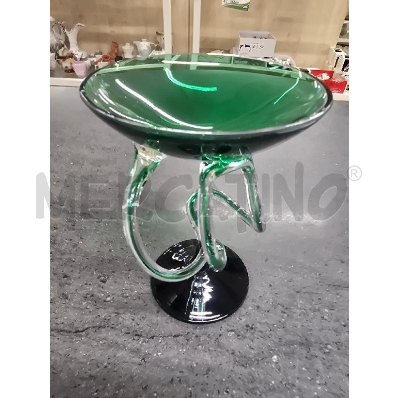 PORTA CANDELA VERDE LAVORATO | Mercatino dell'Usato Acerra 2