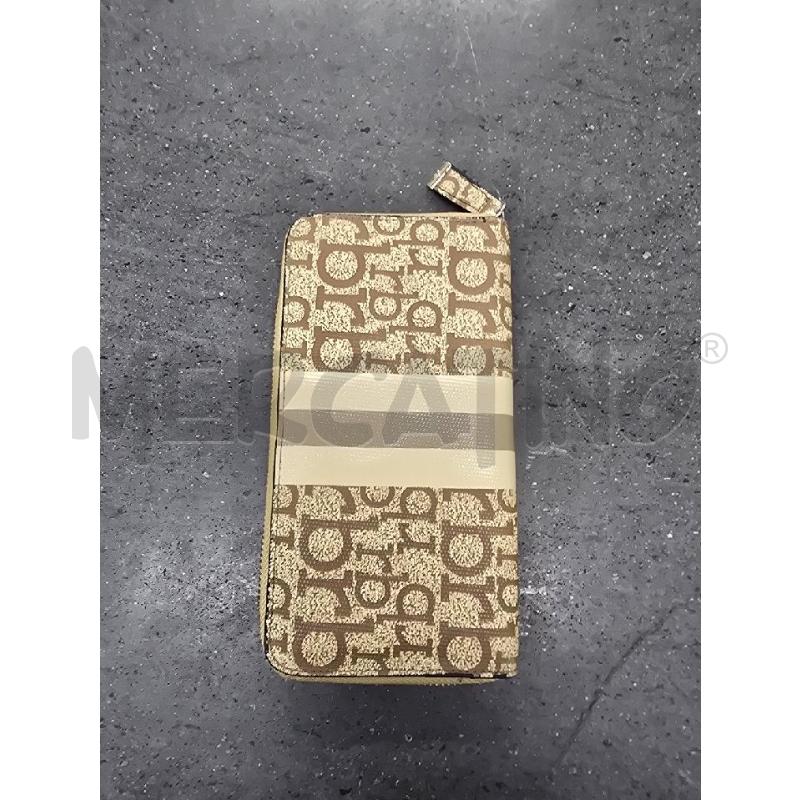 PORTA FOGLIO BEIGE MARRONE ROCCOBAROCCO | Mercatino dell'Usato Acerra 2