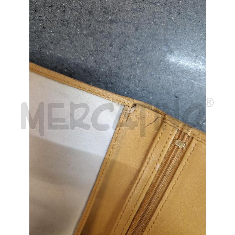 PORTA FOGLIO BIANCO MARRONE PIERO GUIDI  | Mercatino dell'Usato Acerra 3