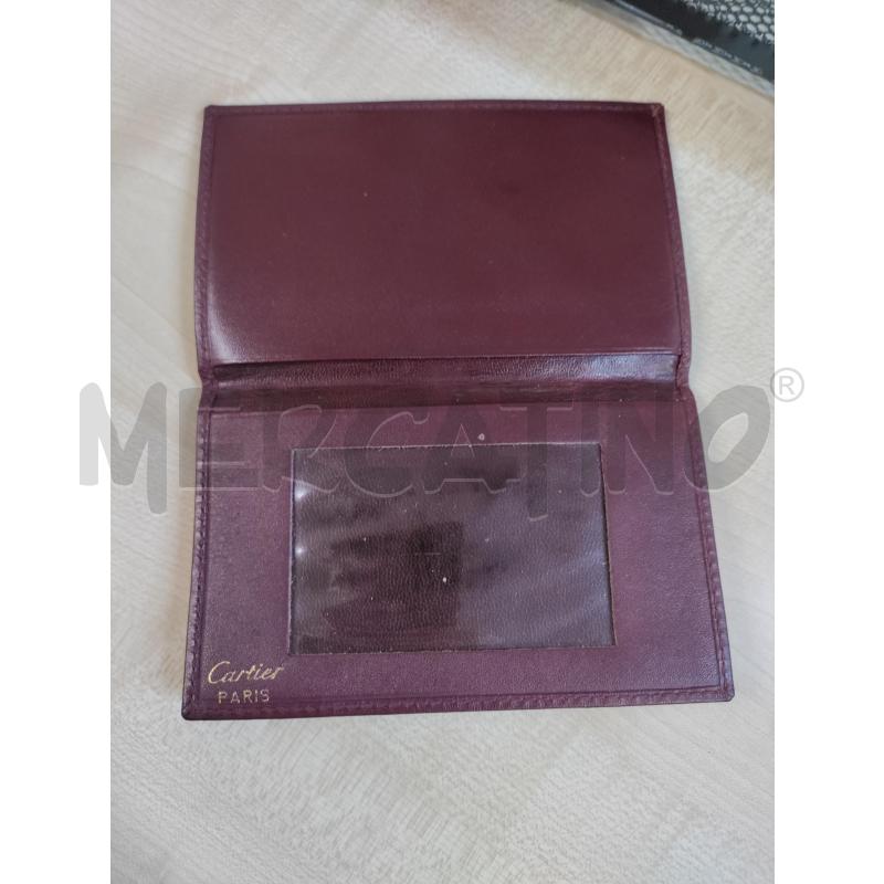 PORTA FOGLIO CARTIER PARIS BORDO' | Mercatino dell'Usato Acerra 2