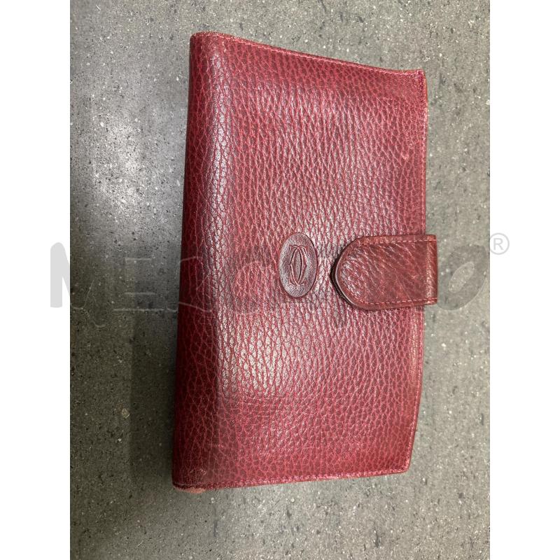 PORTA FOGLIO CARTIER ROSSO | Mercatino dell'Usato Acerra 1