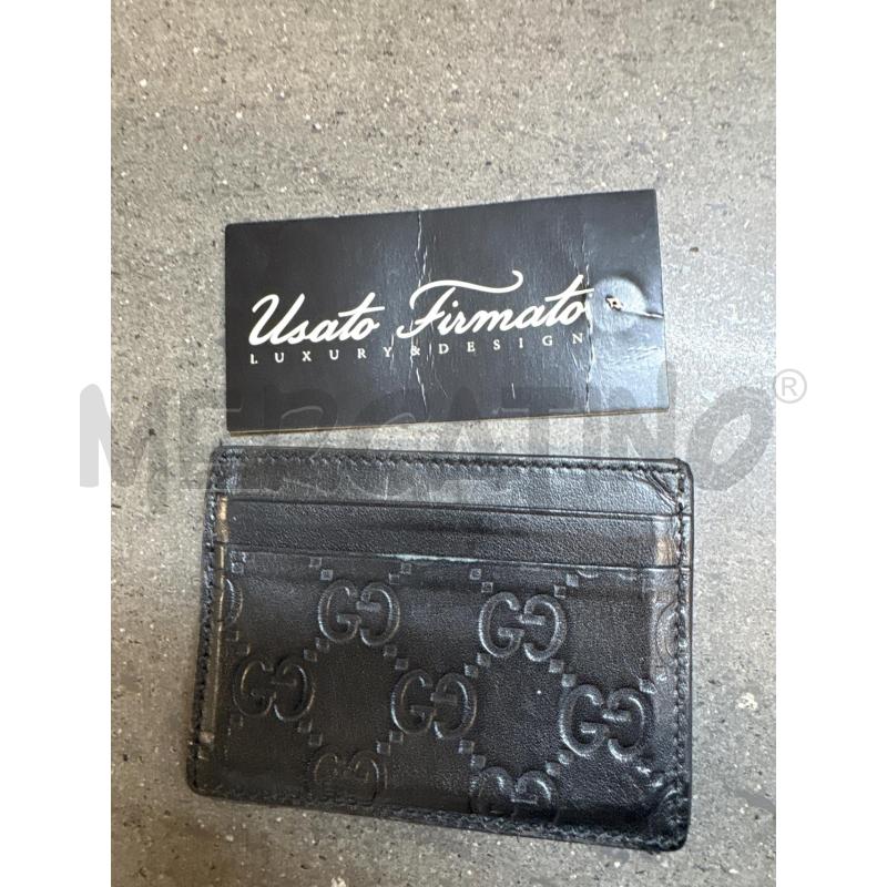 PORTA FOGLIO GUCCI NERO | Mercatino dell'Usato Acerra 2