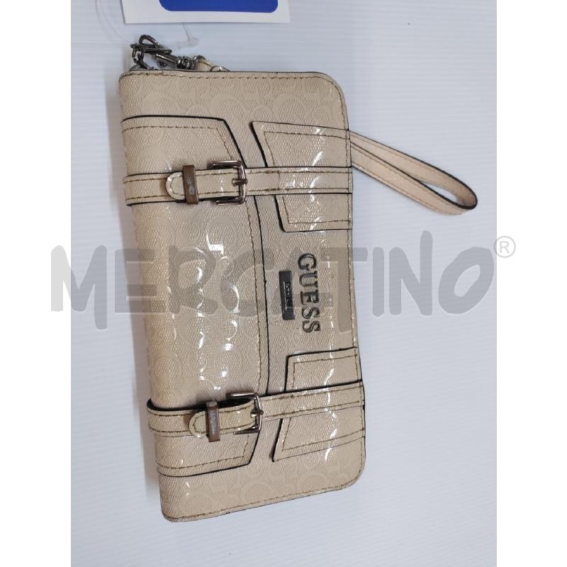 PORTA FOGLIO GUESS BEIGE | Mercatino dell'Usato Acerra 1
