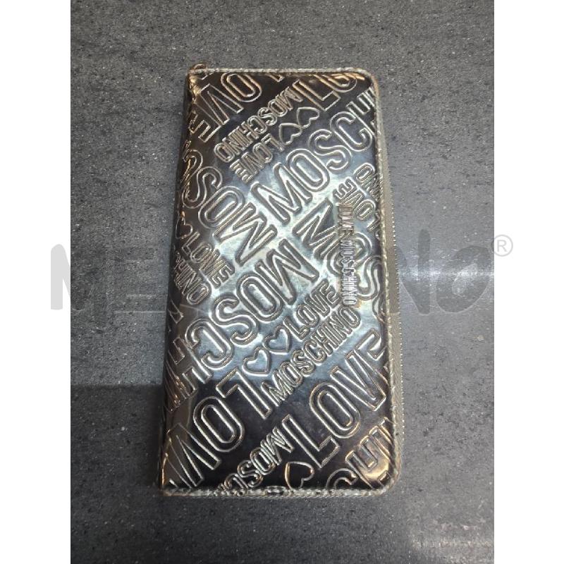 PORTA FOGLIO LOVE MOSCHINO DORATO | Mercatino dell'Usato Acerra 1