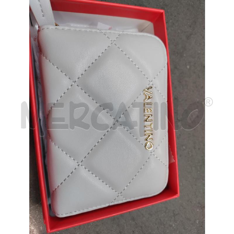 PORTA FOGLIO VALENTINO GRIGIO | Mercatino dell'Usato Acerra 1