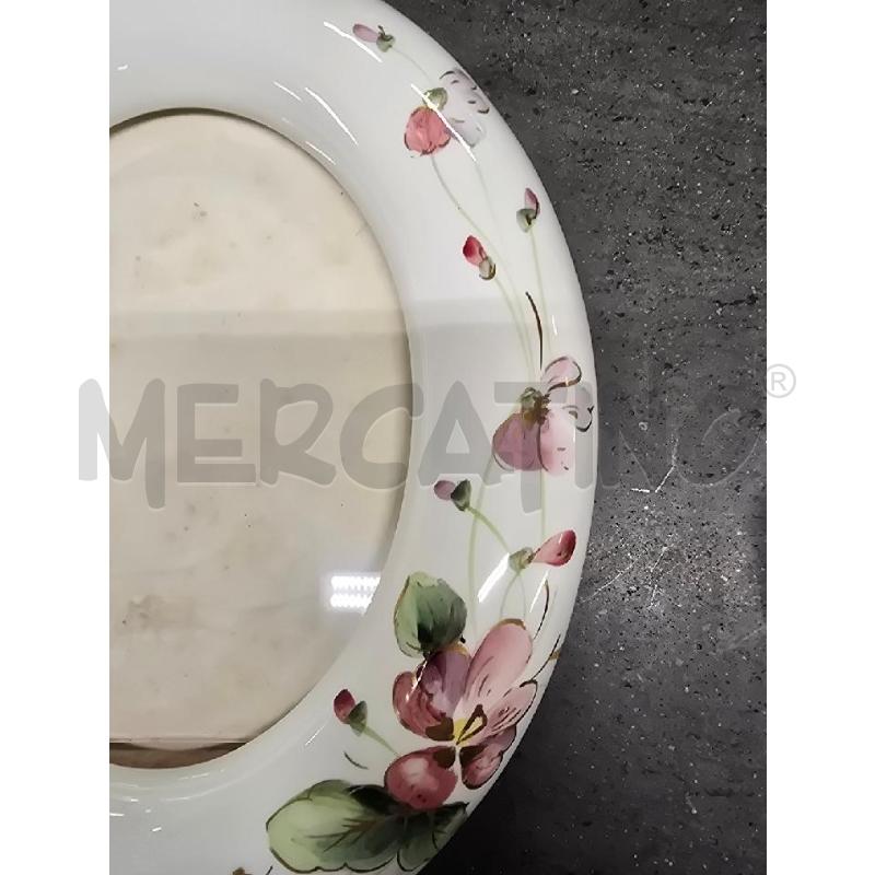PORTA FOTO BIANCO FIORI ROSA | Mercatino dell'Usato Acerra 3