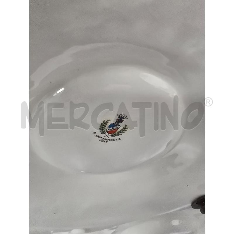 PORTA STUZZICHINI TONDO BIANCO GRANDE MANICO | Mercatino dell'Usato Acerra 3