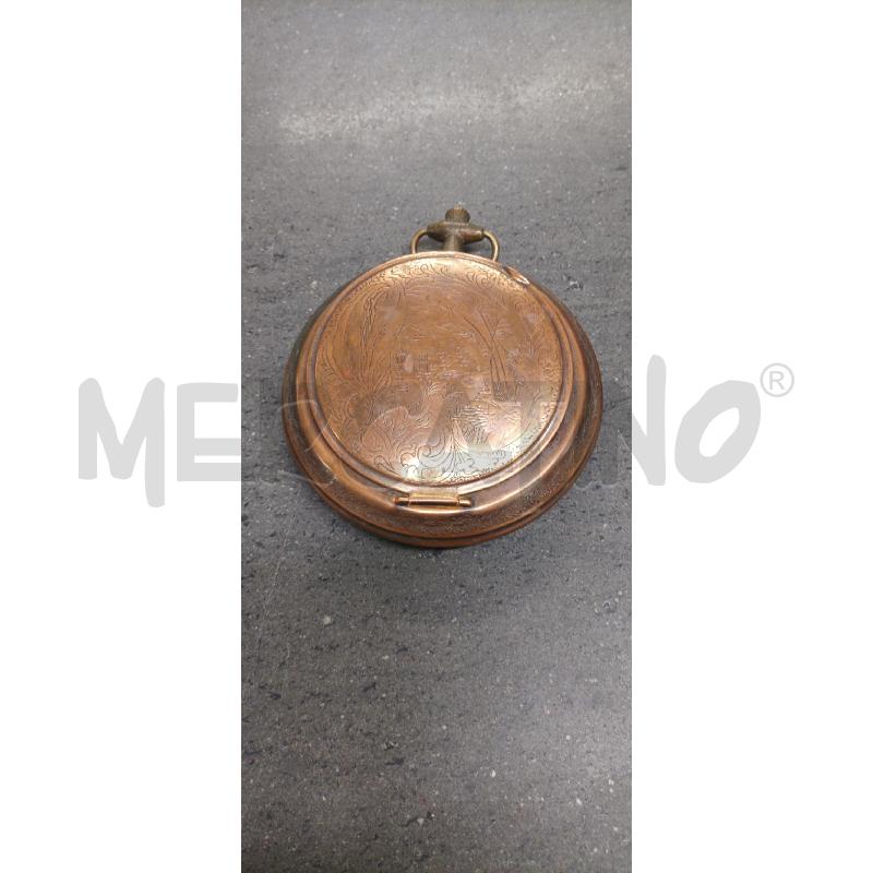 POSA CENERE RAMATO FORMA OROLOGIO | Mercatino dell'Usato Acerra 1