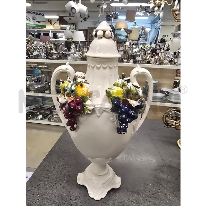 POTICHE VASO BIANCO UVA | Mercatino dell'Usato Acerra 1