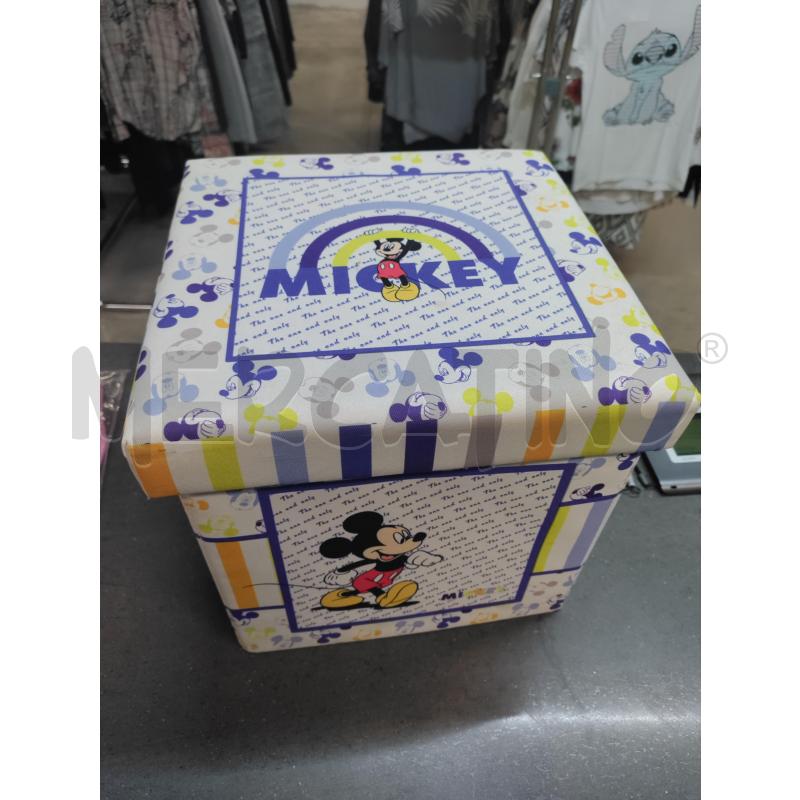 POUF MICKEY BIANCO AZZURRO | Mercatino dell'Usato Acerra 1