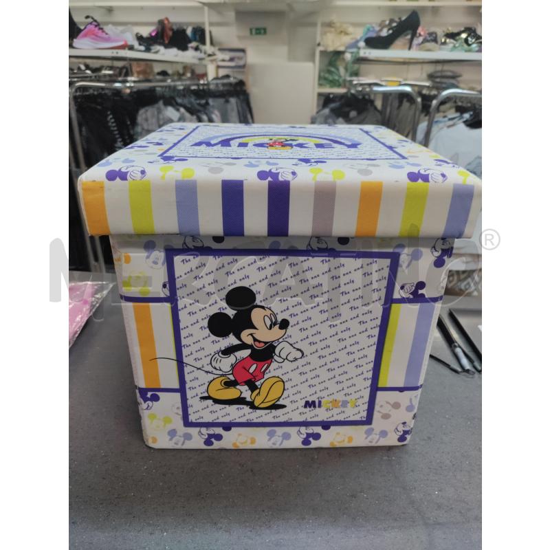 POUF MICKEY BIANCO AZZURRO | Mercatino dell'Usato Acerra 2