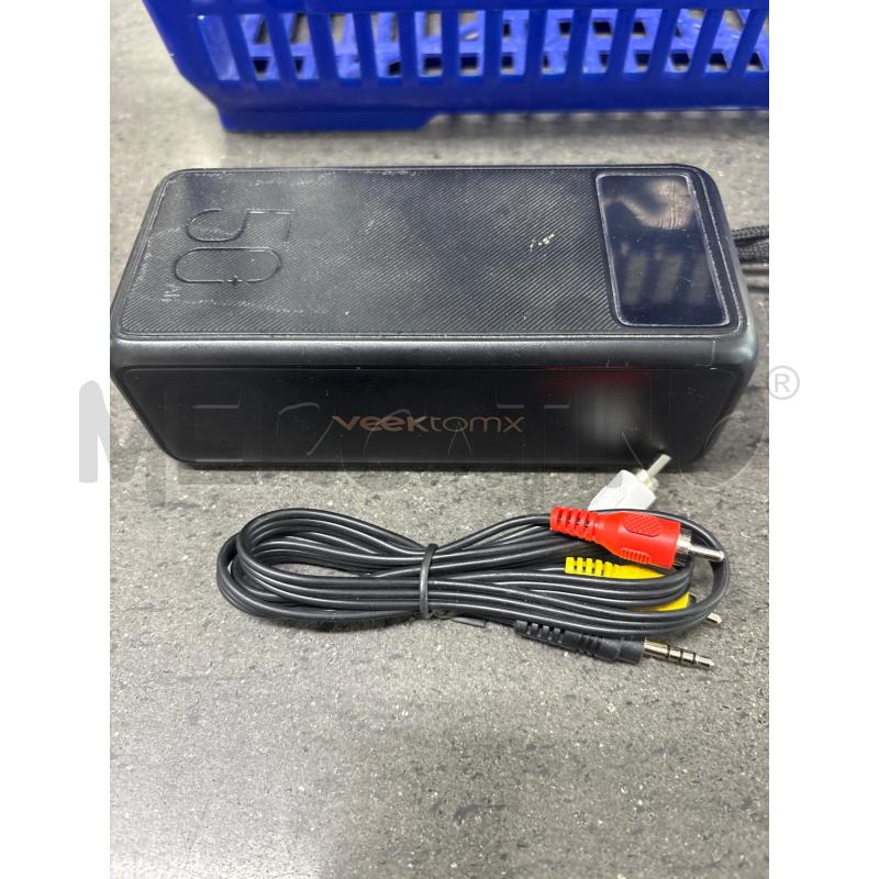POWER BANK NERA VEEKTOMX  | Mercatino dell'Usato Acerra 1