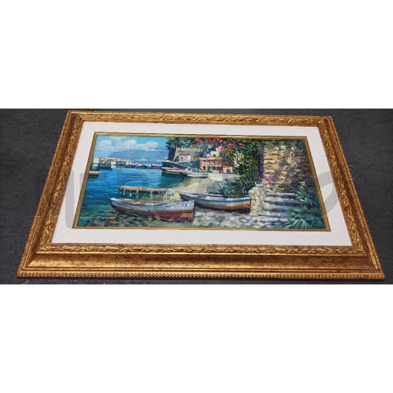 QUADRO 34X54 BARCA RIVA GIUSEPPE CASOLA | Mercatino dell'Usato Acerra 1