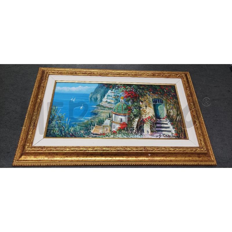 QUADRO 34X54 VISTA MARE CUPOLA CASA GIUSEPPE CASOLA | Mercatino dell'Usato Acerra 1