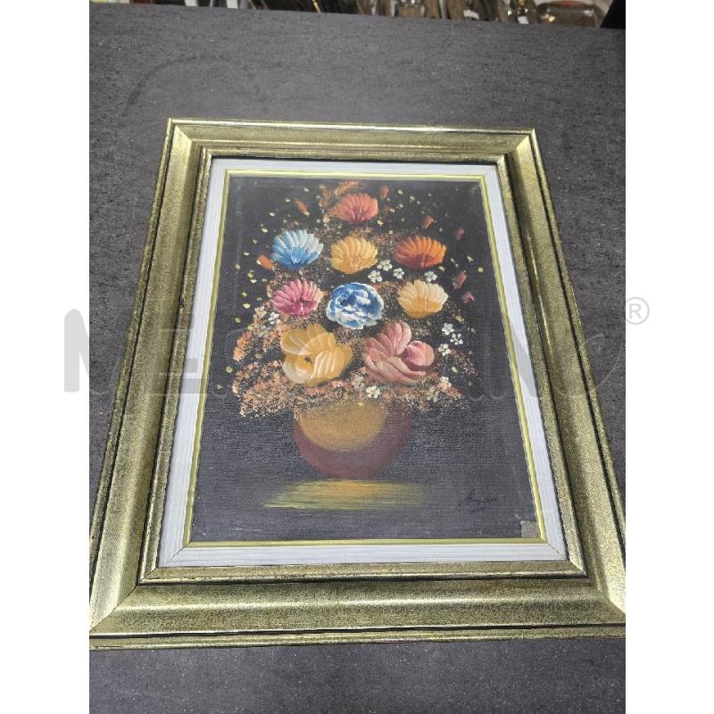 QUADRO 43X53 VASO FIORI | Mercatino dell'Usato Acerra 1