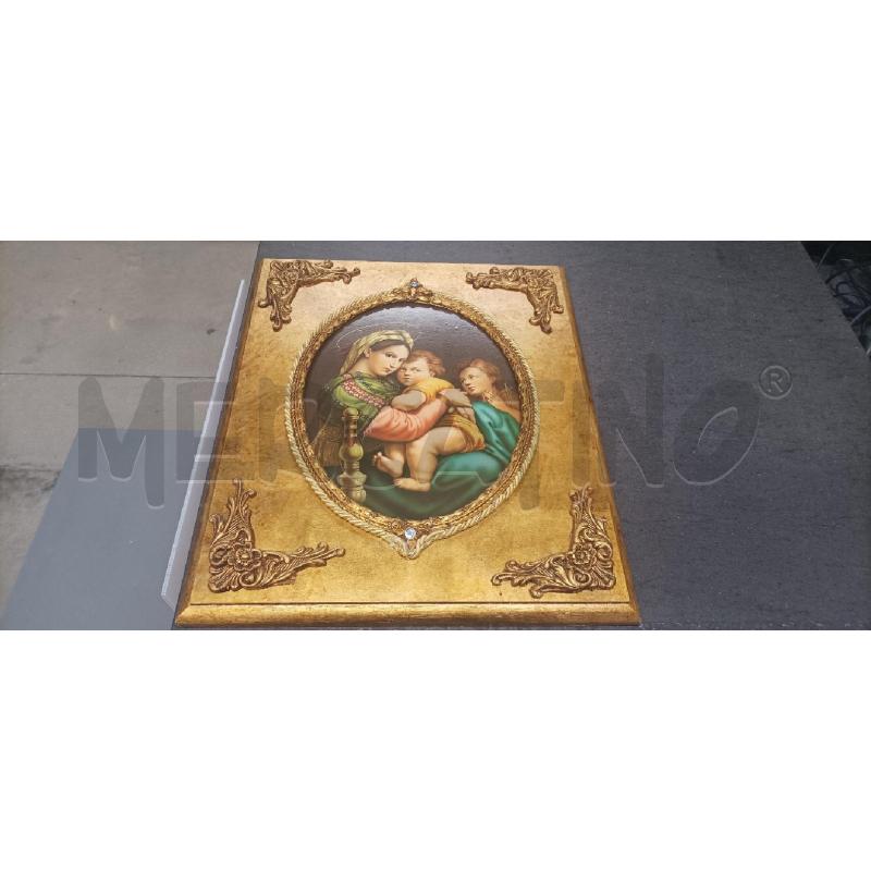 QUADRO 49X59 FIG.SACRA CON BAMBINO | Mercatino dell'Usato Acerra 1